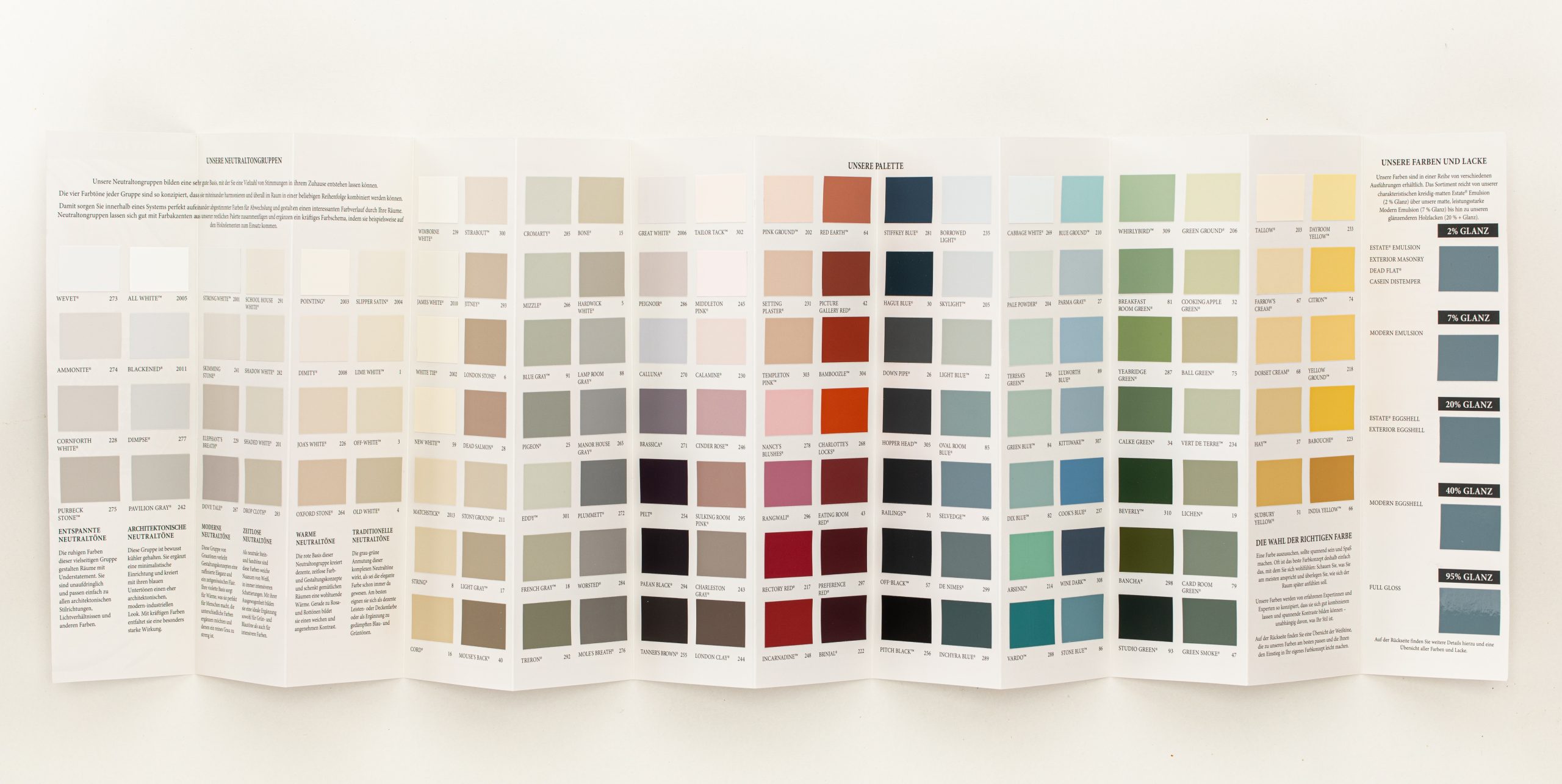 Farrow & Ball Colour Card – Thomas Mach Interiors